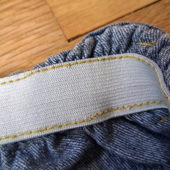 Ruffled Jean Shorts - Picture 3 of 6